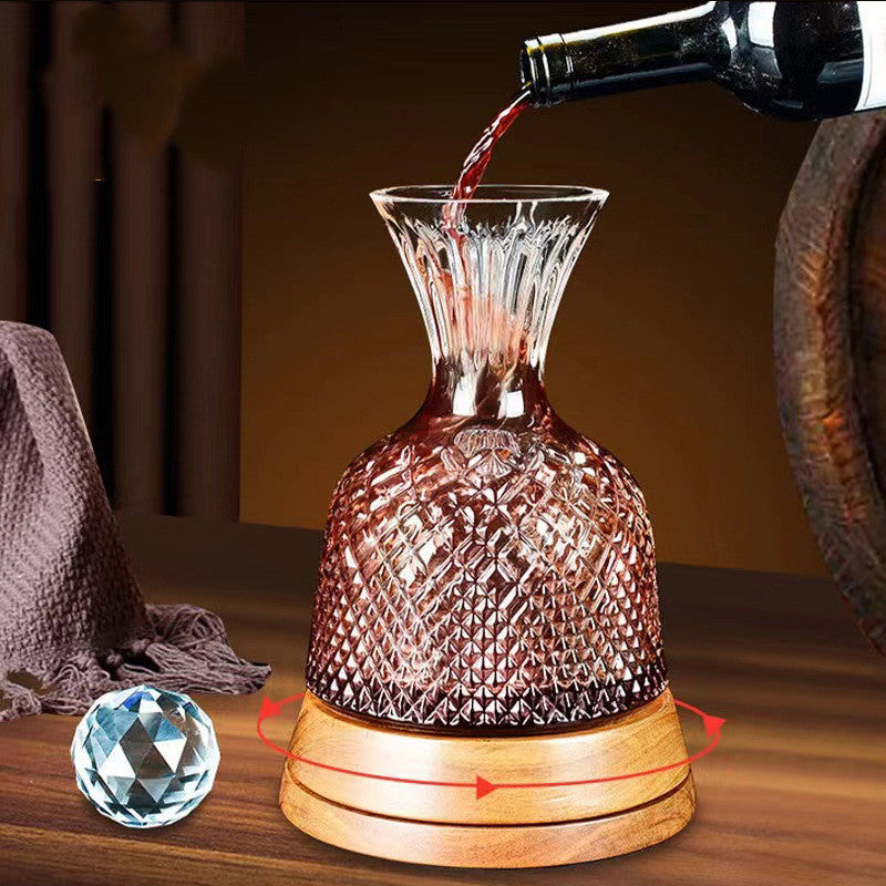 Crystal Glass Vortex Wine Decanter