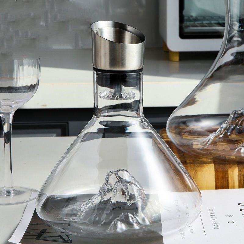 Gold-plated Iceberg Wine Decanter