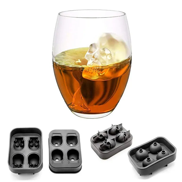 3D Skull Ice Cube Tray