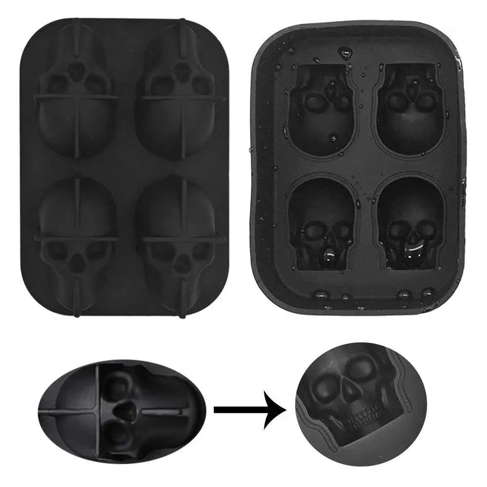 3D Skull Ice Cube Tray