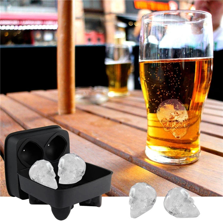 3D Skull Ice Cube Tray