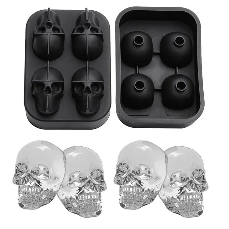 3D Skull Ice Cube Tray