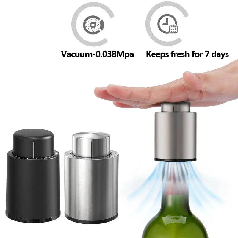 Vacuum Wine Bottle Cap Stopper