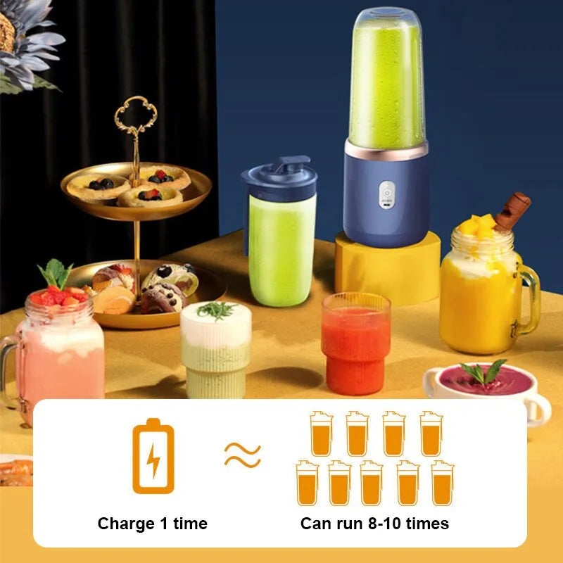 6 Blades Portable Juicer Blender