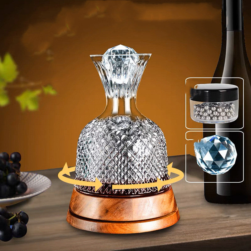 Crystal Glass Vortex Wine Decanter